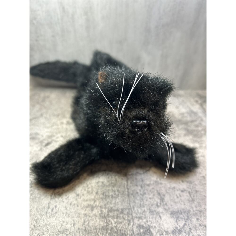 Country Critters 22” Otter Hand Black Puppet Plush Made In USA Vintage Lifelike